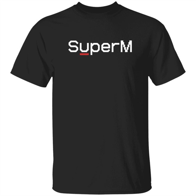 SuperM Merch Super M Super One Logo T Shirt