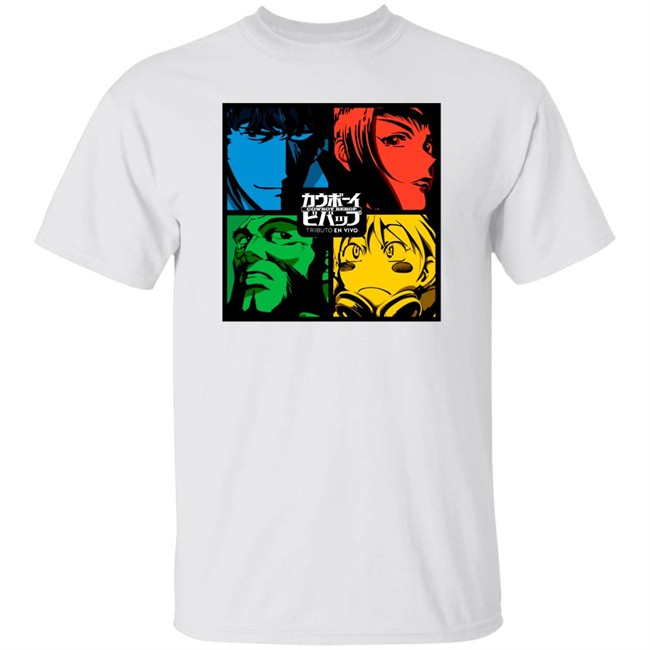 Cowboy Bebop Shirt Cowboy Bebop Tributo En VIVO White T Shirts
