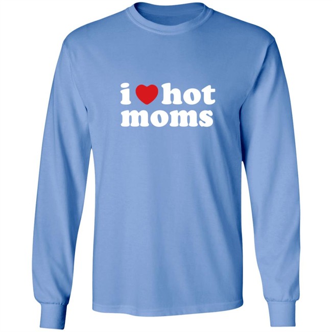 Danny Duncan Merch I Heart Hot Moms Long Sleeve Danny Duncan T Shirts Hoodie Sweatshirt Danny Duncan I Heart Hot Moms Long Sleeve