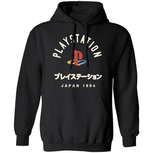 Vintage 1994 PlayStation Hoodie Black Sweatshirt