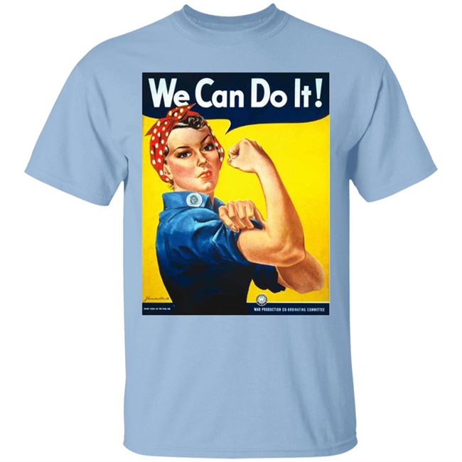 Rosie the Riveter We Can Do It White T-shirt