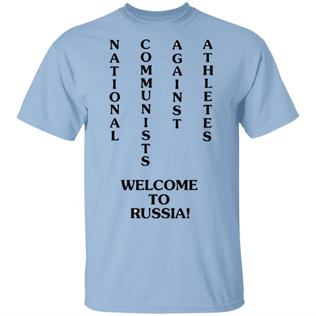Brian Bosworth Story NCAA Welcome To Russia T Shirt Hoodie Sweatshirt