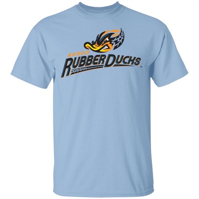 Akron Rubber Ducks Logo White Shirt