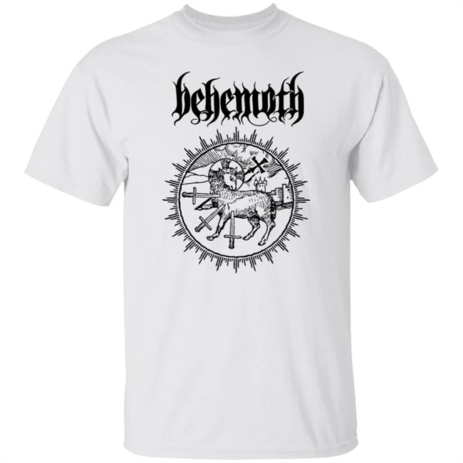 Behemoth Lamb Sigil Kingsroadmerch T Shirt Behemoth Kingsroadmerch Shirt Lamb Sigil Behemoth Shirts