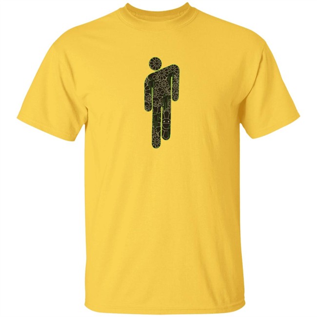 Billie Eilish New Merch Billie Eilish Flower Skulls Logo T-Shirt