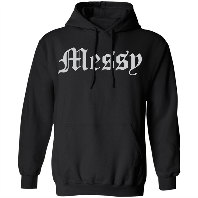 Messy Alondra Dessy Hoodie Alondra Dessy Hoodie Sweatshirt Messy Holographic Logo Hoodie Sweatshirt