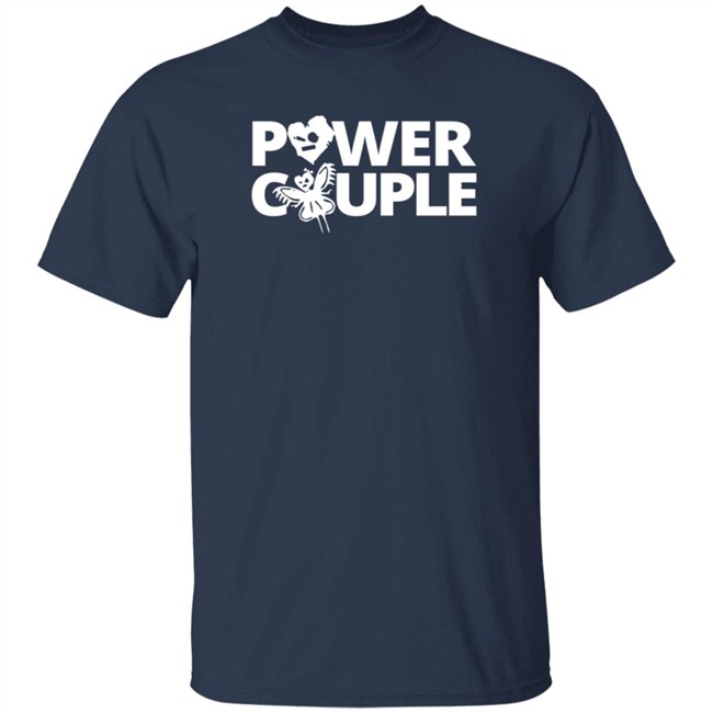 WWE Merch Johnny Gargano Candice LeRae Power Couple T Shirt