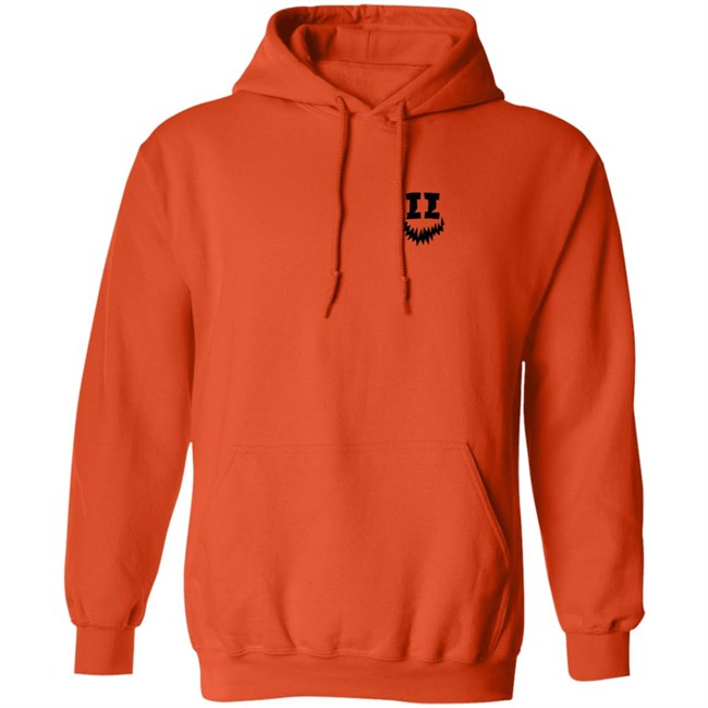 Smii7y 3blackdot Merch Smii7y Halloween Icon Orange Hoodie