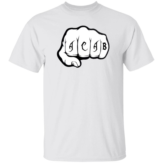 Acab Shirt Ultras ACAB Knock-Out WhiteT Shirts