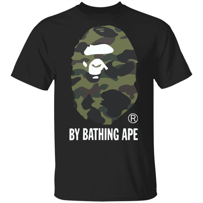 1st Camo By Bathing Ape Shirt A Bathing Ape Black T Shirts