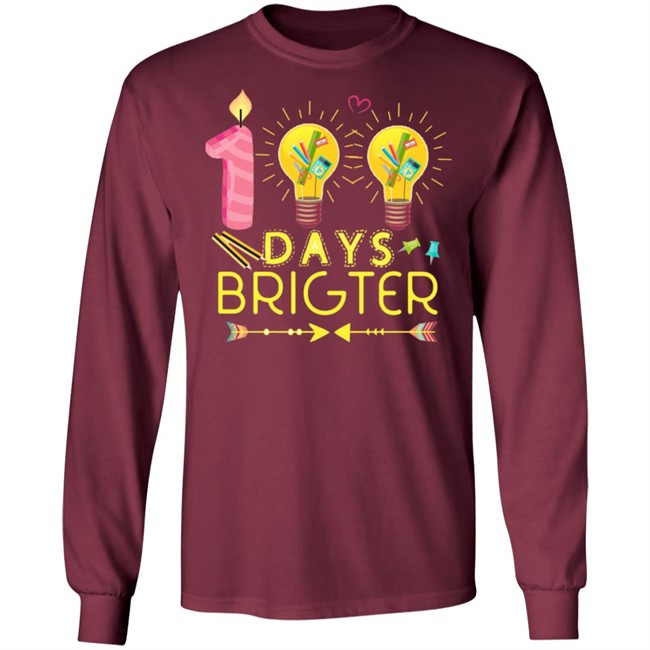 100 Days Brighter T Shirt