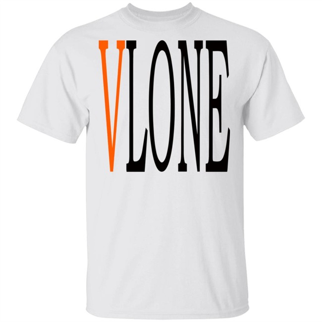 Authentic Vlone T Shirt Men's ASAP Vlone A$AP Mob ASAP Rocky Lord White Shirt