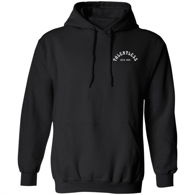Mother Earth Talentless Hoodie Talentless ESTD 1983 The World Is Yours Take Cake Of It Black Hooded Sweatshirt