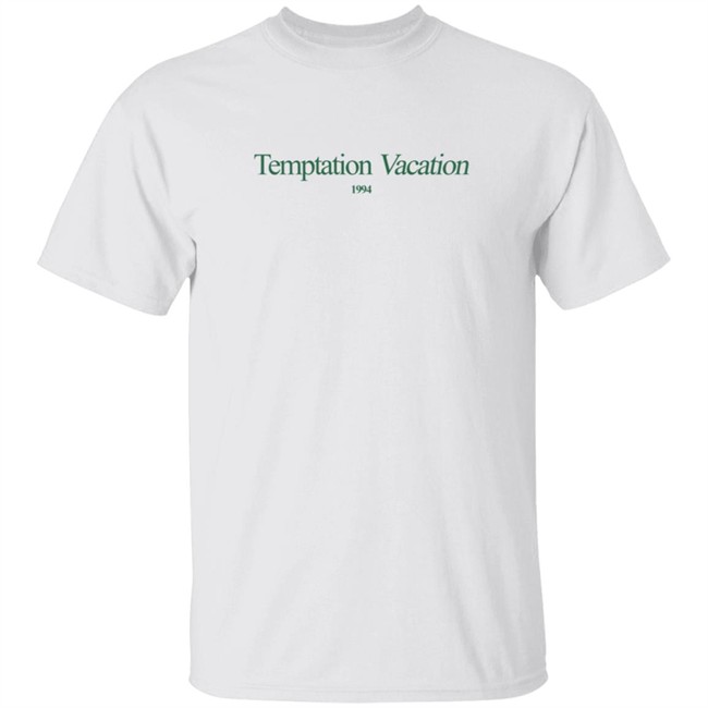 Temptation Vacation TV Type Logo Tee Shirt