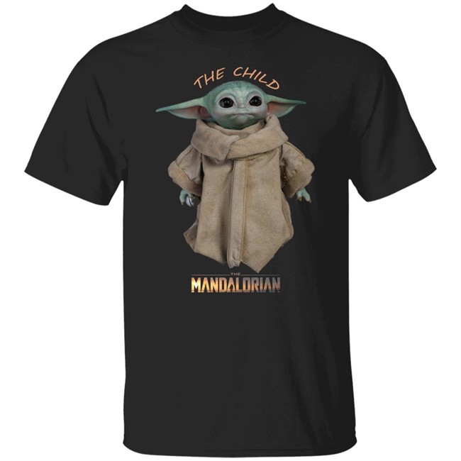 Baby Yoda Shirt The Child The Mandalorian Baby Yoda Black T shirts