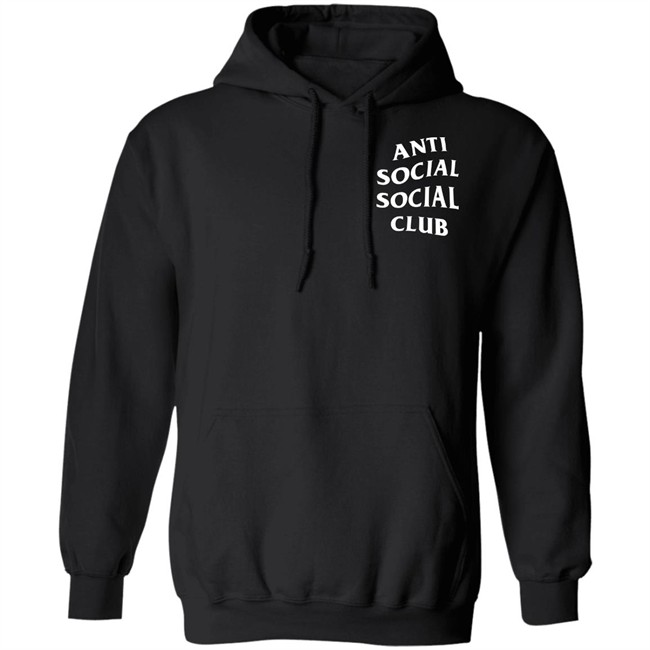 Antisocialsocialclub Hoodie white