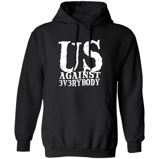 Ua3Clothing Merch US Against 3v3rybody Hoodie