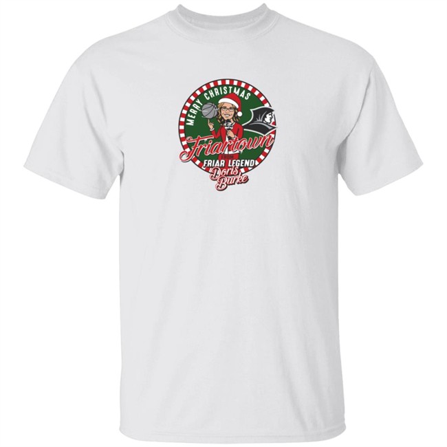 Providence Friars Merry Christmas From Doris Burke Tee Shirt