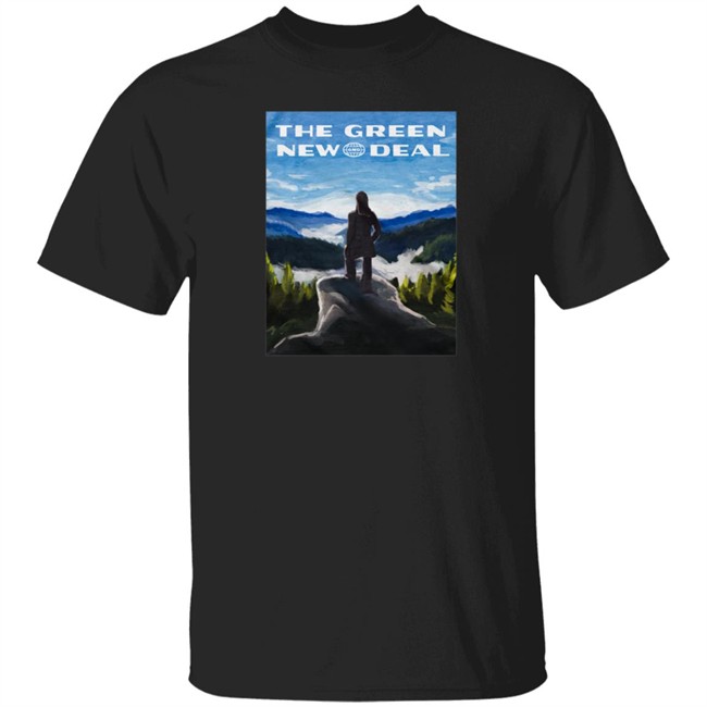The Green New Deal Tee Official Aoc Shop Shirt