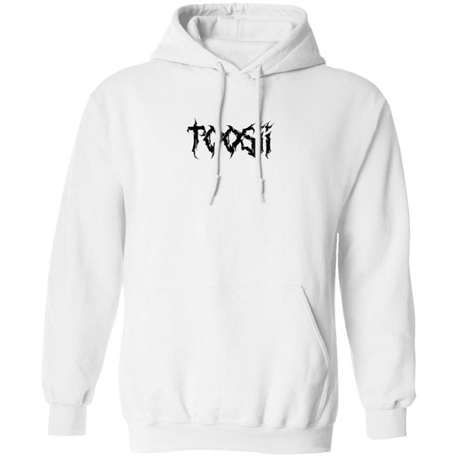 Toosii Merch Toosii Poetic Pain White Hoodie